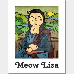 Meow Lisa Posters and Art